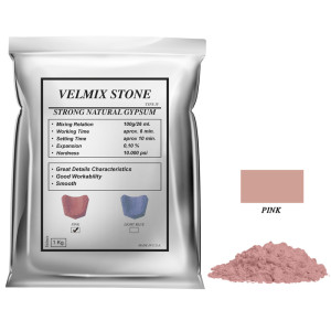 Yeso Velmix® Stone Tipo IV Color Rosado